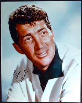 Gorgeous 11x14 Dean Martin Photo with perfect Autograph